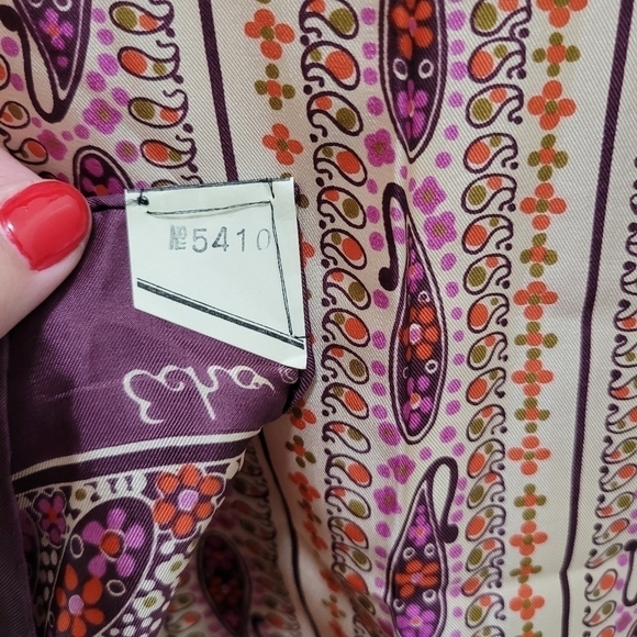 Vintage Echo Silk Rectangle Scarf Japan - Picture 8 of 15